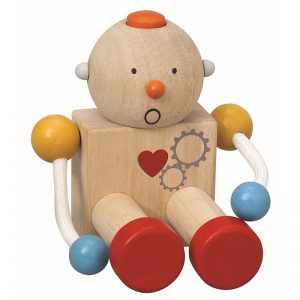 Ahşap Magnet Robot Oyuncak