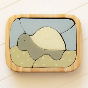 Ahşap Oyuncak Puzzle Kaplumbağa
