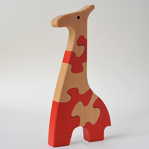 Ahşap Oyuncak Puzzle Zurafa