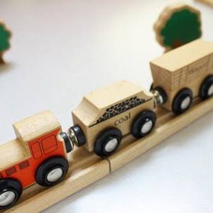 Ahşap Oyuncak Raylı Tren Seti