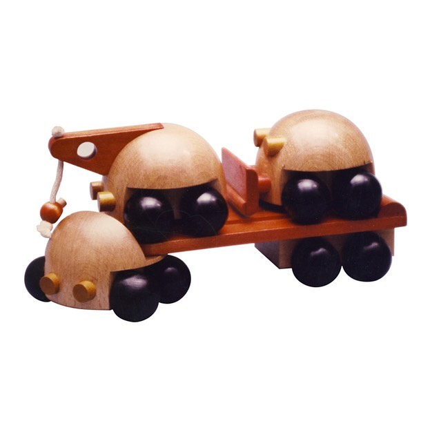 Ahşap Oyuncak Mini Çekici Set