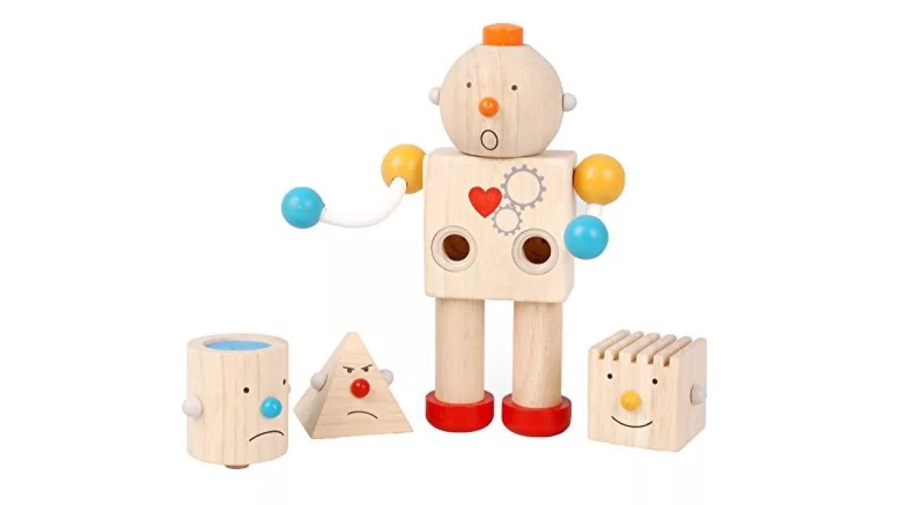 Ahşap Robot Yüz İfadeleri - Görsel 3